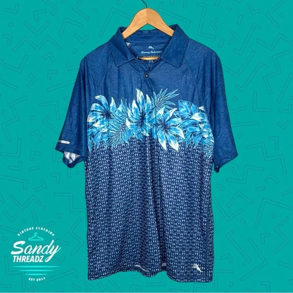 Tommy Bahama Island. Zone Floral Polo Shirt - Picture 3 of 5